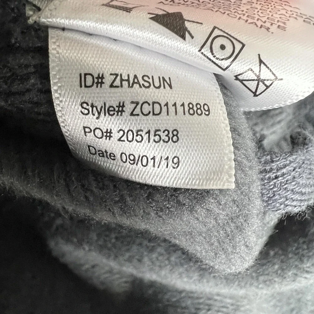 Cuddl Duds Jacket Girls 14-16 Gray Fleece Lined Full Zip‎ Sherpa Collar Casual
